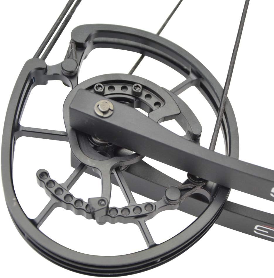 AMEYXGS Archery Compound Bows Kit Dual-Purpose 30-60lbs Adjustable Catapult Steel Ball Compound Bows for Outdoor Bow Hunting Fishing