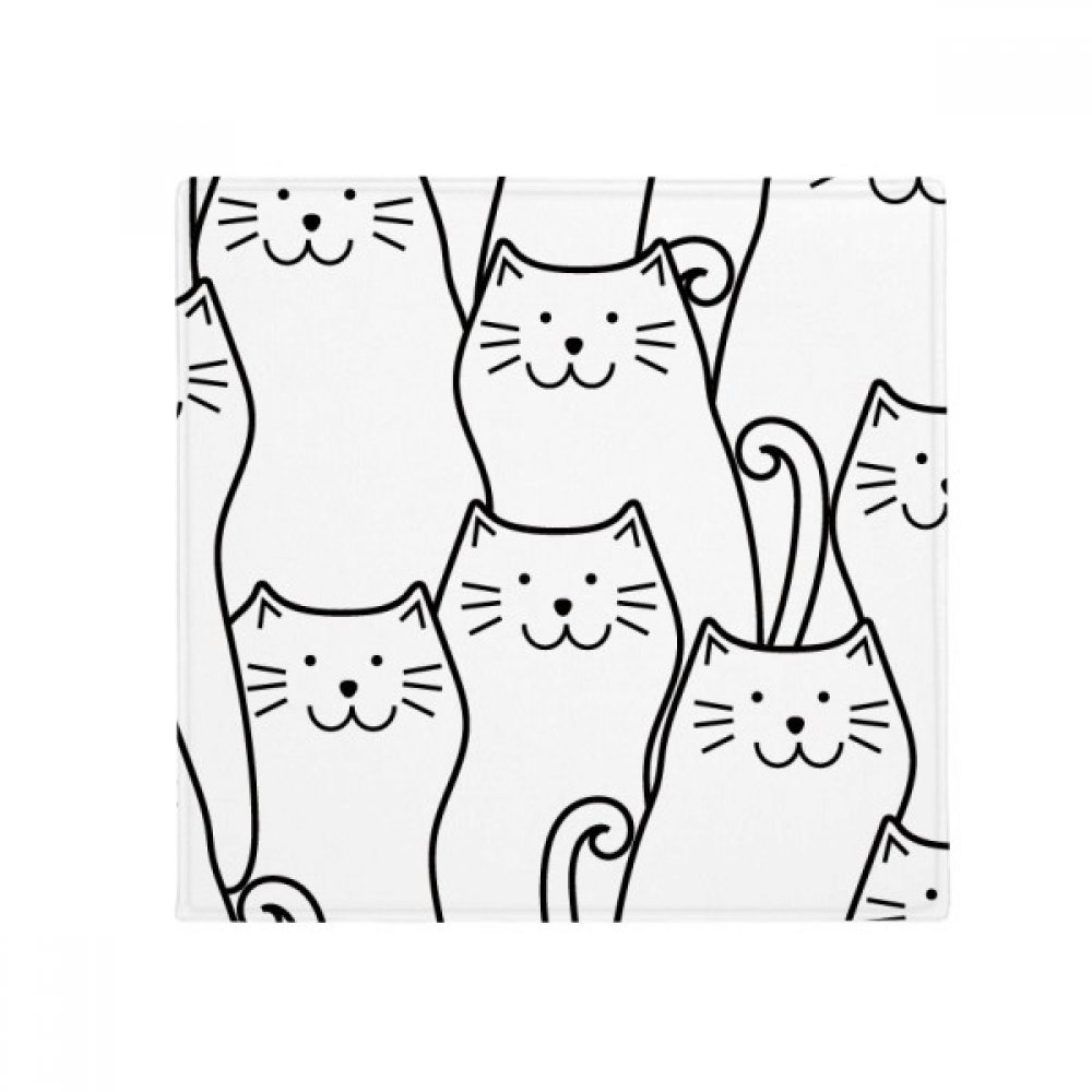 Tapis de sol chat multicolor parfait pour égayer l'entrée de votre maison