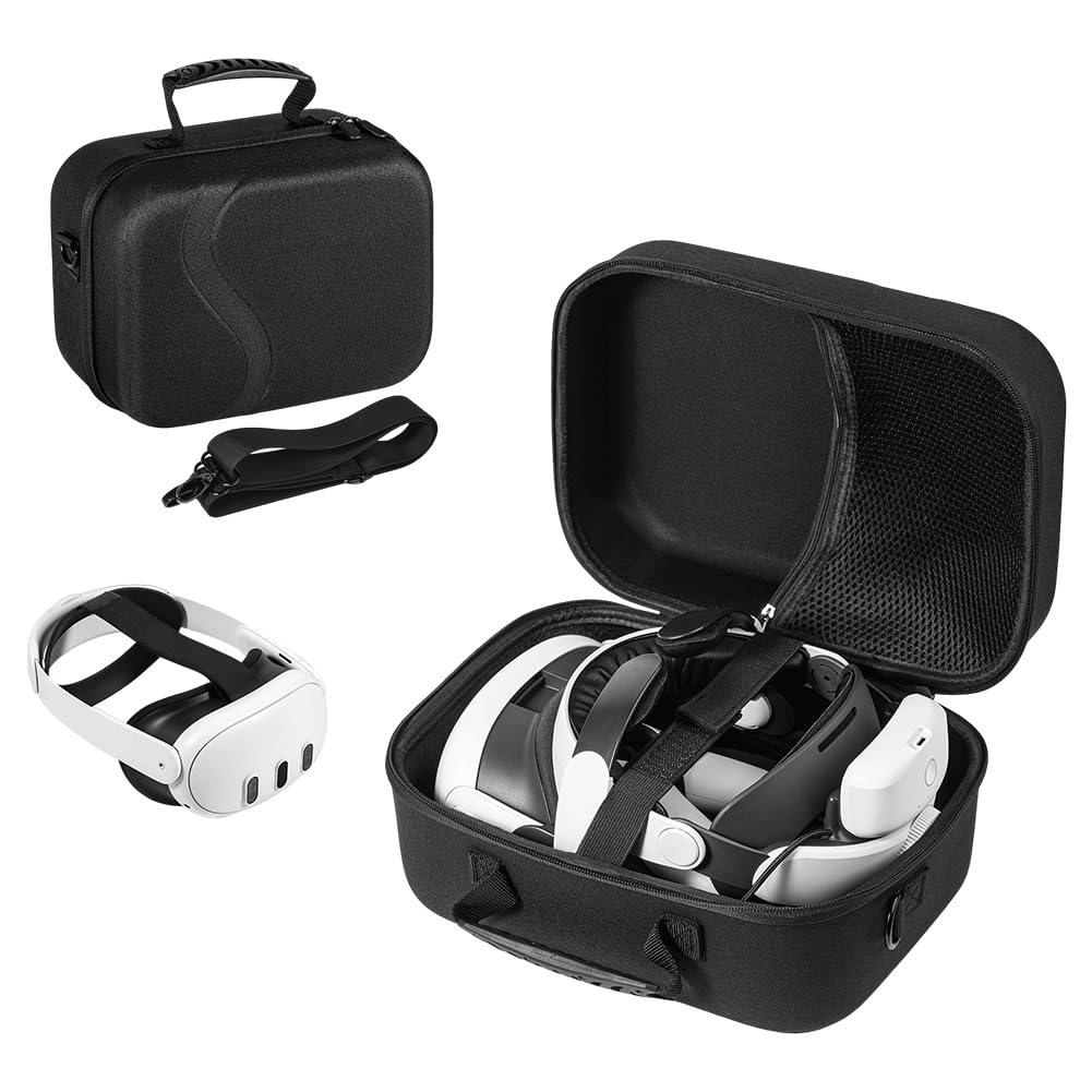 HTU – Mallette de Transport pour 3, pour BOBOVR M3 Pro Elite, Sac de Protection à Sangle, étui de pour et Rangement à Domicile