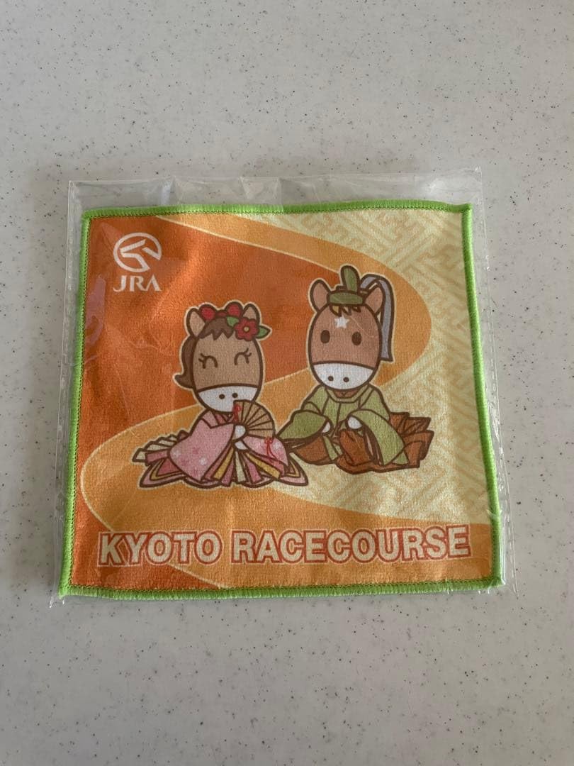 京都競馬場 キャラクターミニタオル