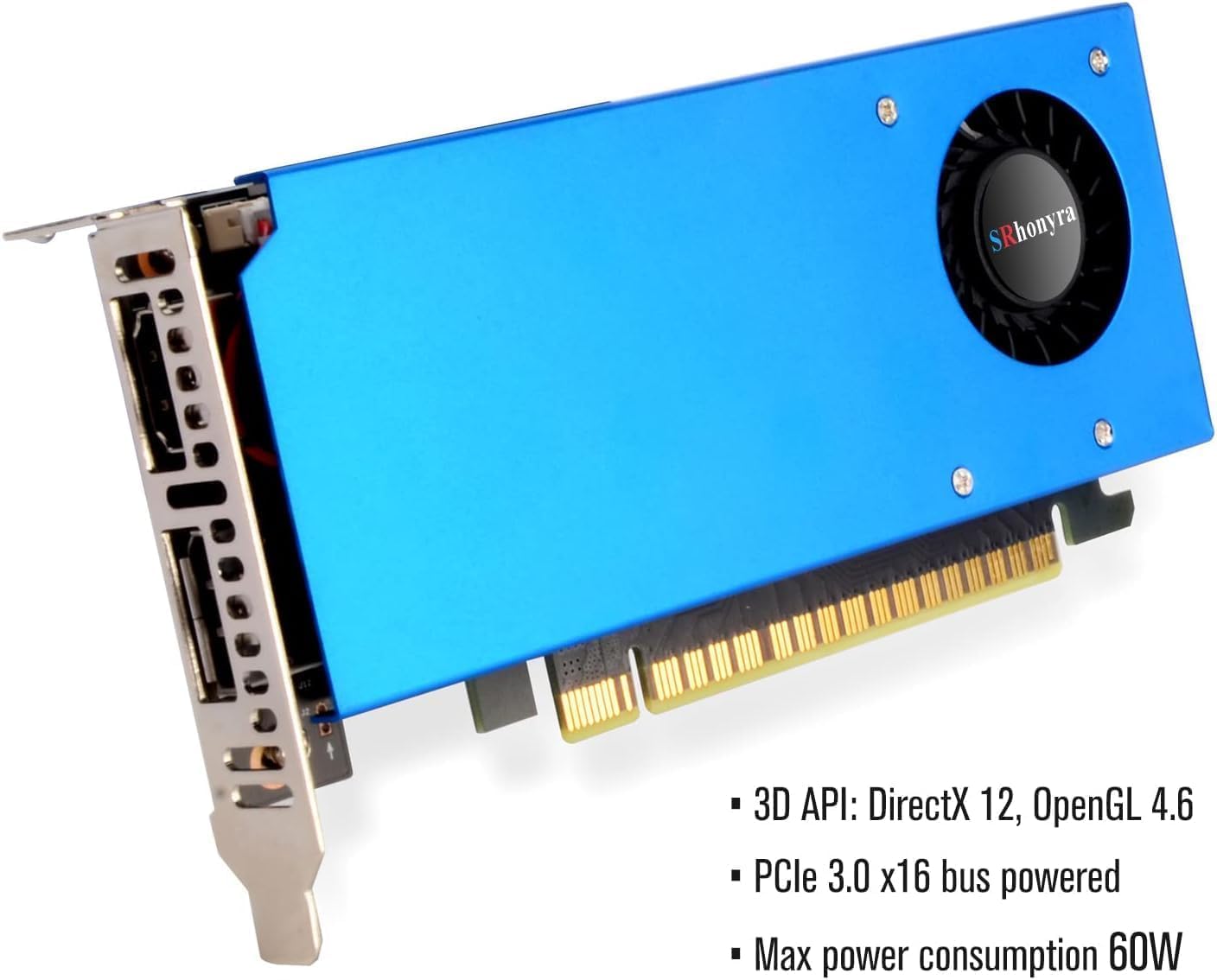 GTX 1650 Low Profile 4GB Graphics Card 128 Bit Dual Monitor Video Card DisplayPort & HDMI Outputs Single Slot GPU Bus Powered PCI-e 3.0×16 DirectX 12 OpenGL 4.6 HDCP 2.2