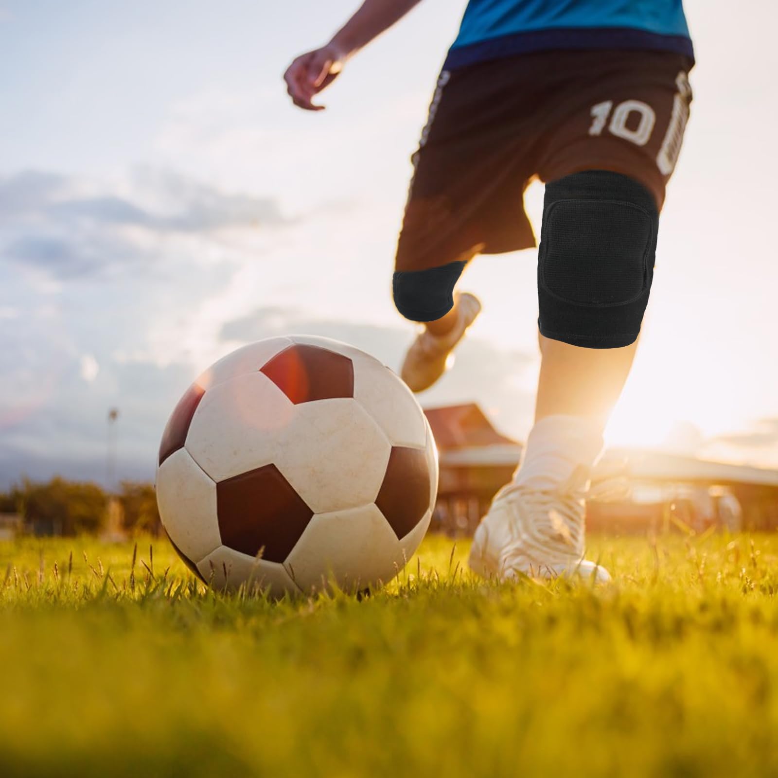 Ochraniacze Na Kolana Dla Dzieci 2 Szt. Do Siatkówki | Piłki Ręcznej, Sportu, Antypoślizgowe, Elastyczne Ochraniacze Na Kolana, Dla Kobiet, Mężczyzn, Tańca, Piłki Nożnej.