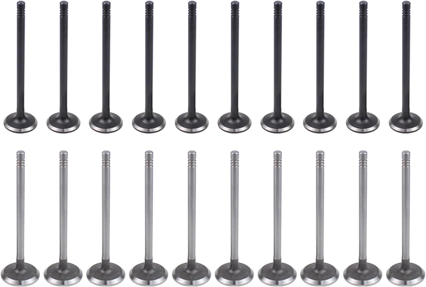 DriveFix Engine Intake & Exhaust Valves for Volvo C30 S40 S60 V50 V70 XC60 XC70 XC90 1.9-2.5L - Direct Fit Replacement