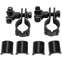 INNOGLOW 32mm 1-1/4" Highway Foot Peg Clamps - Heavy Duty Billet Aluminum Motorcycle Footpeg Bracket Mounts Fit for Engine Guard Frame Tube Harley Honda Yamaha Kawasaki ATV UTV