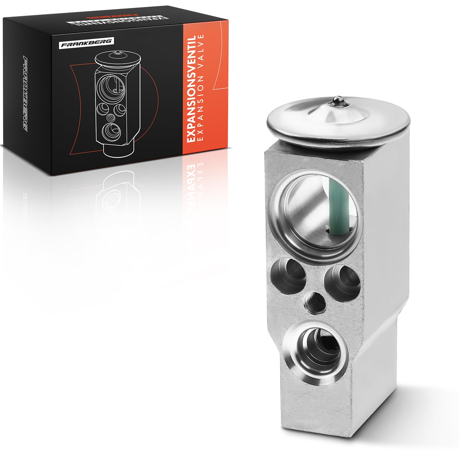 Frankberg Válvula de expansión Aire acondicionado Compatible con 206+ 2L 2M 1.4L 206 CC 2D 2.0L Kangoo KC0/1 1.2L 206 CC 2D 1.6L C3 I FC FN 1.4L Replace# 95514511