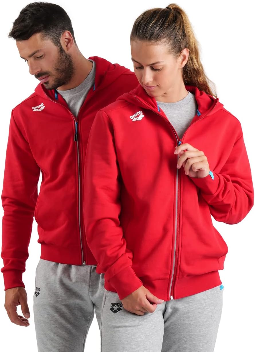 ARENA Team Unisex Sporty Hooded Panel Reflective Jacket for Men and Women - Athletic or Casual Wear