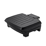 Fully Submersible™ Grill, NEW Dishwasher Safe, Wash the Entire Grill, Easy-to-Clean Nonstick, Black/Grey