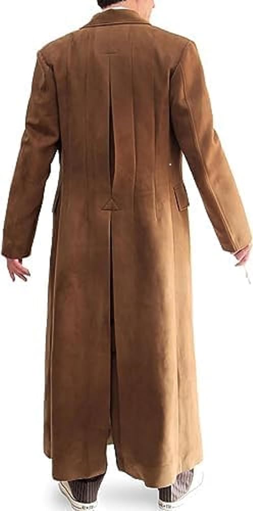 Amazon.com: ZM ATTIRE Men's Who Brown Wool 10th Dr. Doctor