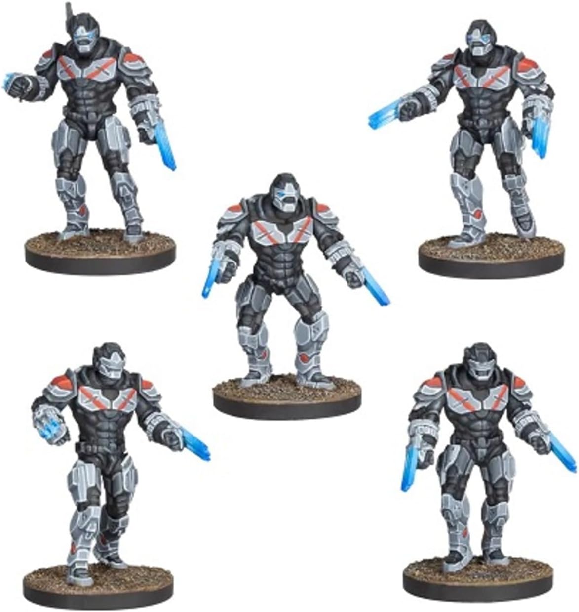 mantic Games. Enforcer Assault Team with Phase Claws. MGFFE302. Models Supplied unassembled and unpainted.