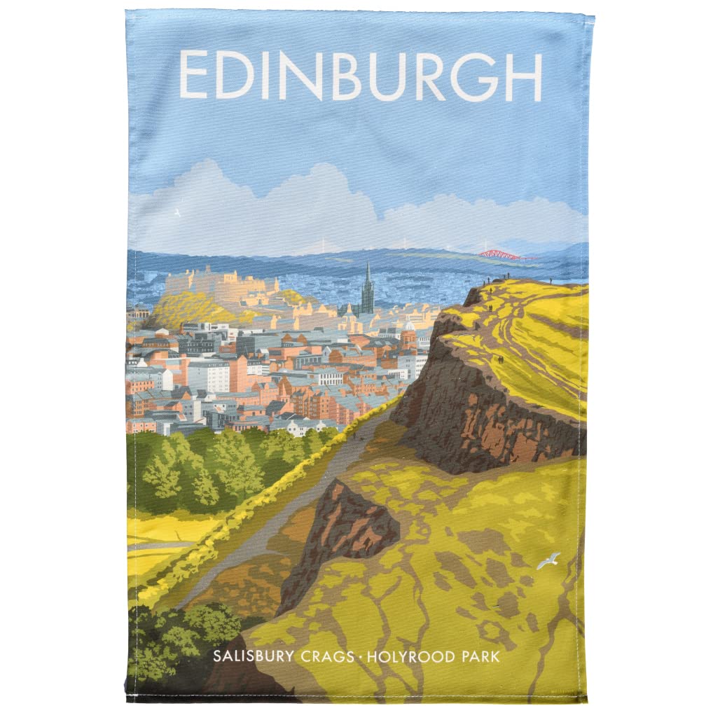Town Towels Edinburgh Holyrood Park Tea Towel