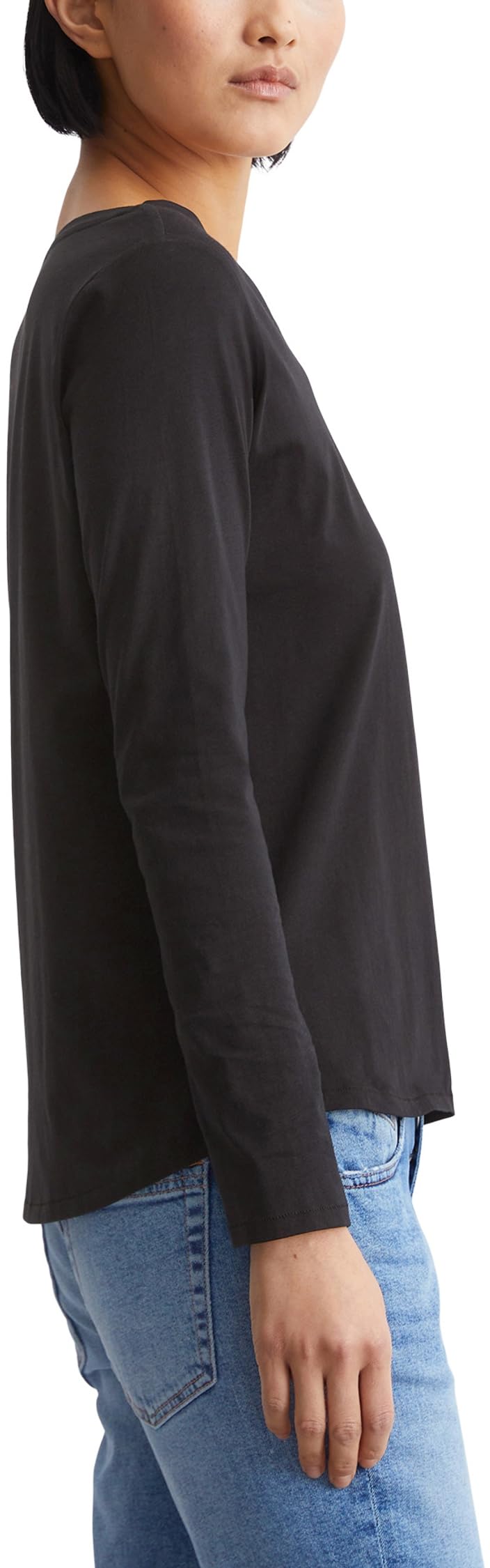 Marc OߴPolo Mujer Camiseta de Manga Larga de algodón orgánico Regular fit