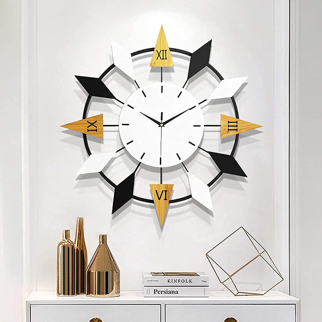 Horloge de Décoration de Salon Moderne Décoration d'Art Mural à la Maison