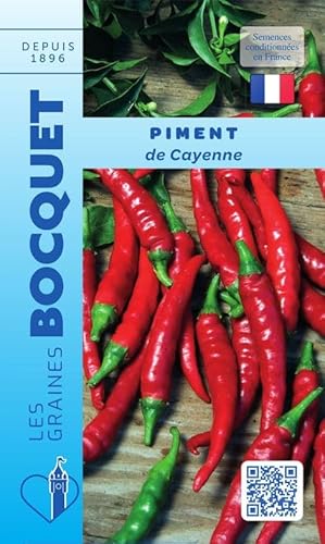 Sachet de graines piment de Cayenne - 0,20g - Plante aromatique - Les Graines Boquet