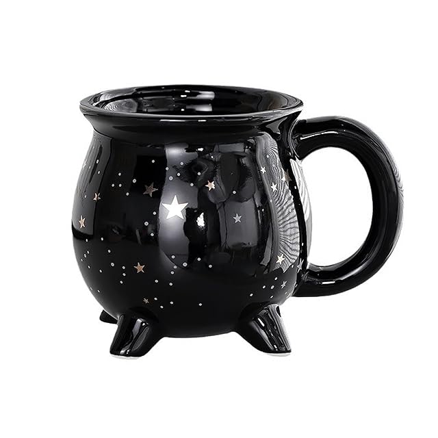 Bocguy Czarownicy kubek do kawy, 350 ml, ceramiczny kubek do kawy, śliczny kubek na wodę