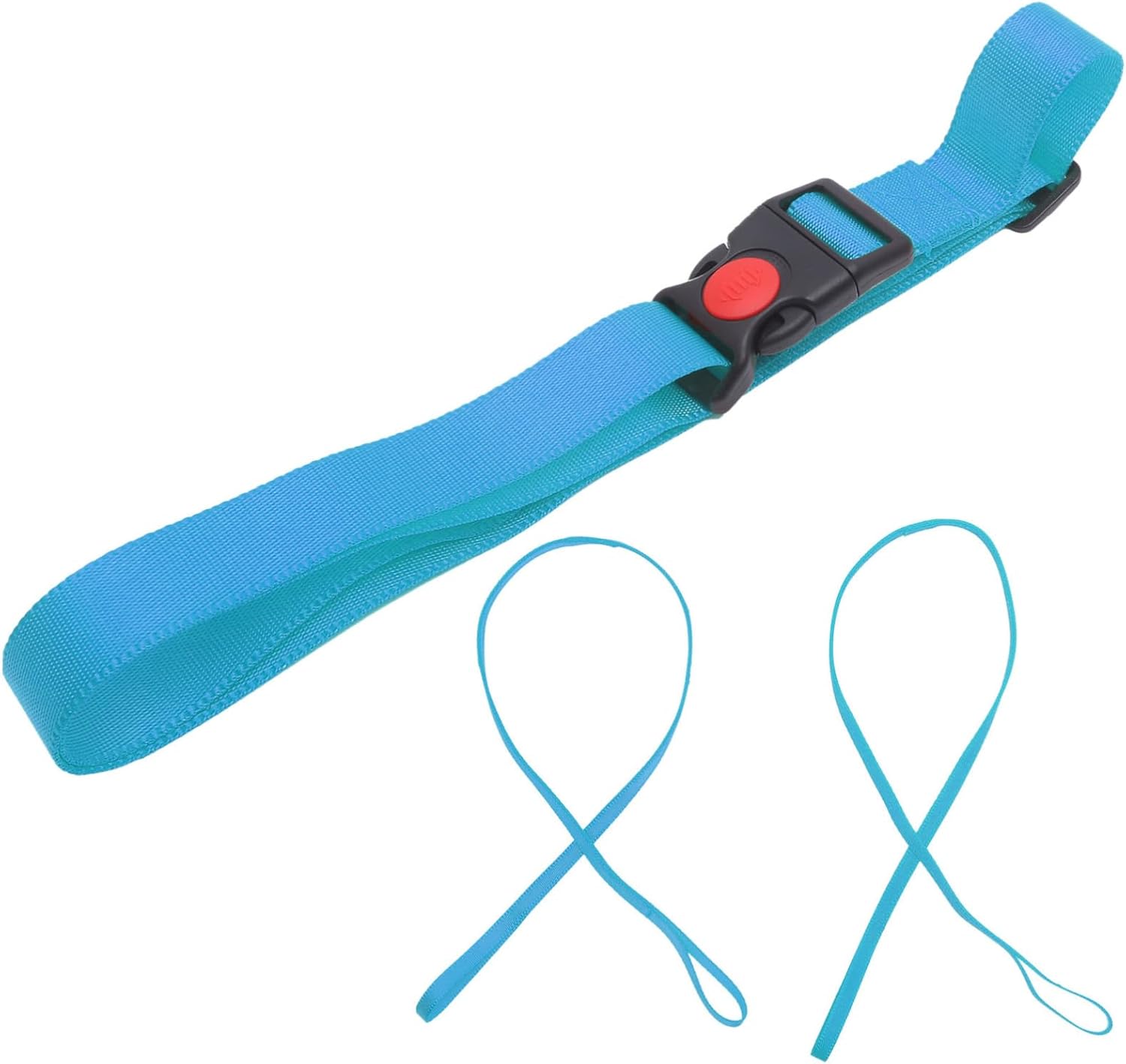 TOYANDONA Wear Resistant Swim Tether Training Belt with Double Safety Buckle Float Tether for Pool Exercise and Swim Training Portable Aquatic Fitness Accessory for Adults and Beginners