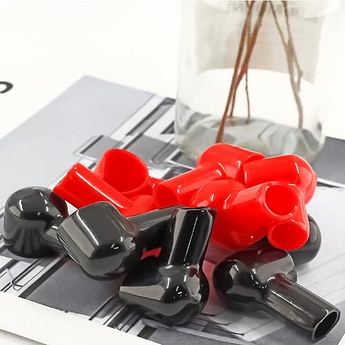 Miniatura 5 de 10 piezas de fundas aislantes para terminales de batería, protectores de terminales de cable, herramientas de repuesto para auto marino comercial