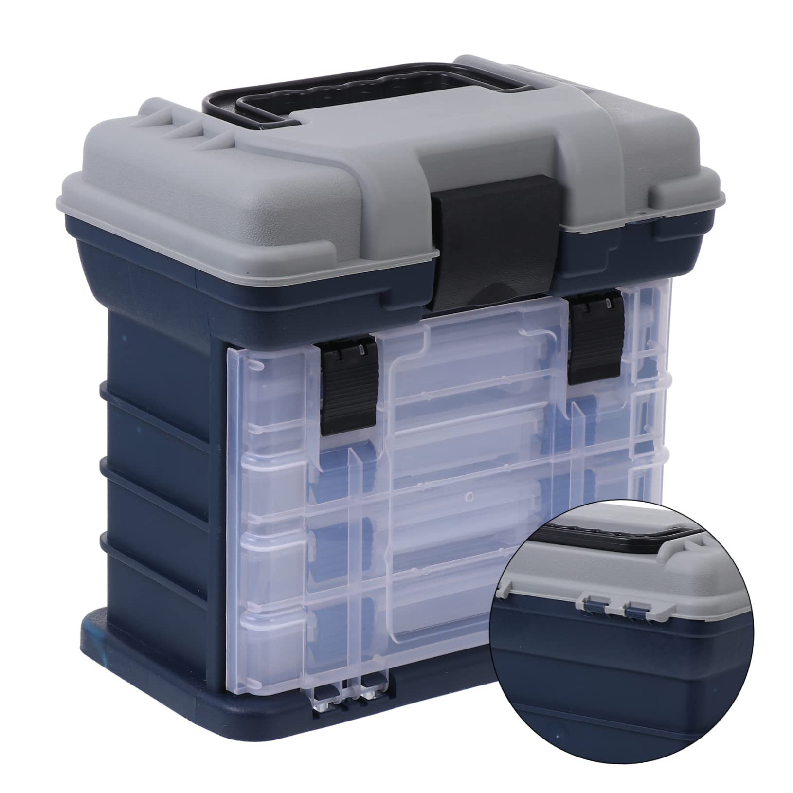 BESPORTBLE 1Pc Box Scatola da Pesca Mini Cassetta degli Attrezzi Mini Contenitori Cassetta degli Attrezzi per Bambini Perline Scatola Organizzatore Bass Tackle Box Cassetta degli Attrezzi