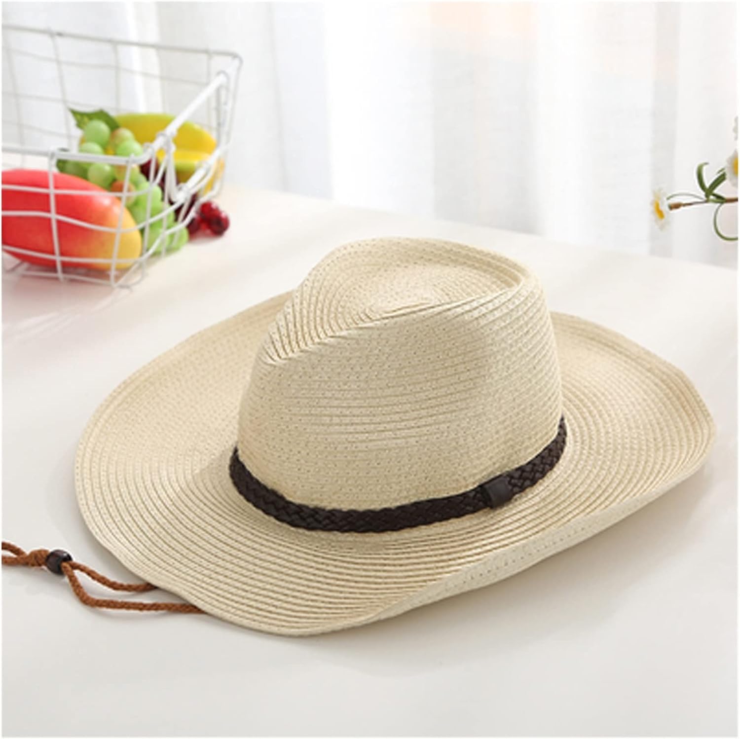 Sunscreen Men's Foldable Cowboy hat Outdoor Sunshade Beach big Brim