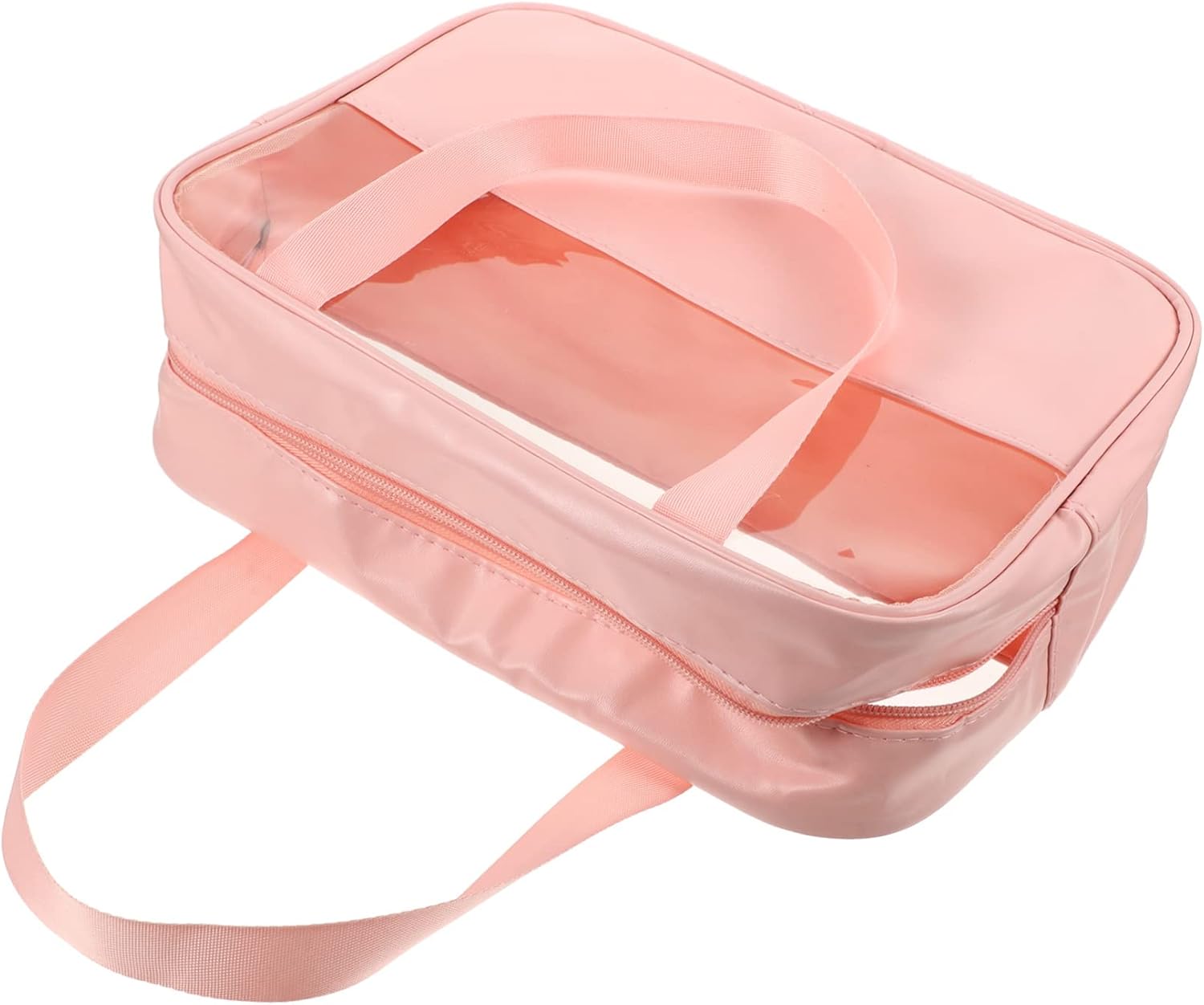 Cosmetic Makeup Organizer Bag Large Toiletry Storage Pouch Brush Holder for Travel, Pink, 30X21X10CM Cosmetic Makeup Organizer Bag Large Toiletry Storage Pouch Brush Holder for Travel, Pink, 30X21X10CM