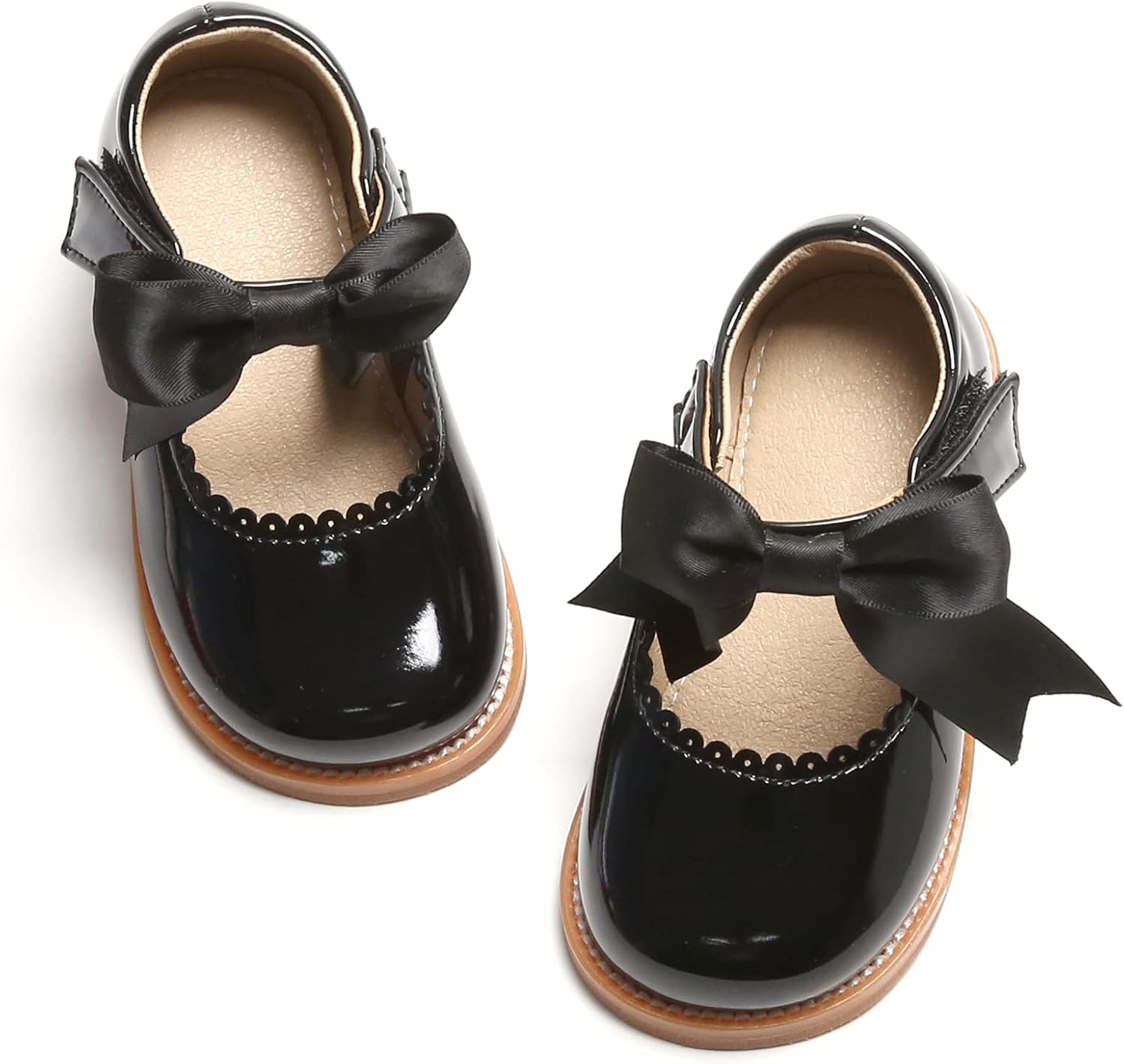 Otter MOMO Toddler Little Girls Oxford Shoes Mary Jane Flat T-Strap School Uniform Party Dress Shoes