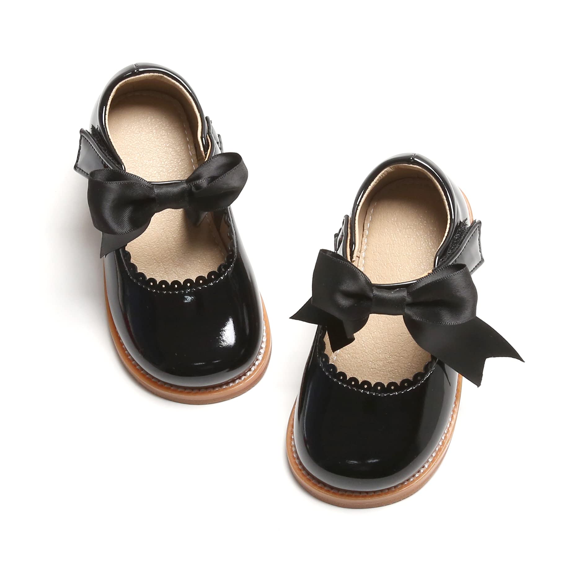Otter MOMO Toddler Little Girls Oxford Mary Jane School Uniform Dress Shoes