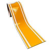 Vista 20 de Calcomanía de vinilo de rayas de carreras de 4 x 72 pulgadas para automóvil (negro mate)