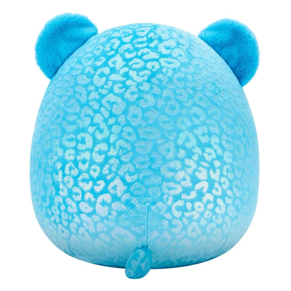 Squishmallows Sarge – Jaguar Bleu 30 Cm – Peluche Officielle Jazwares – Cercueil Le Radio Man – Ultra Doux