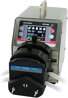 BT100F Intelligent Dispensing Peristaltic Pump with 2 Pump Heads YT25 (2 Channel), Flow Rate 0.17~720 mL/min per Channel