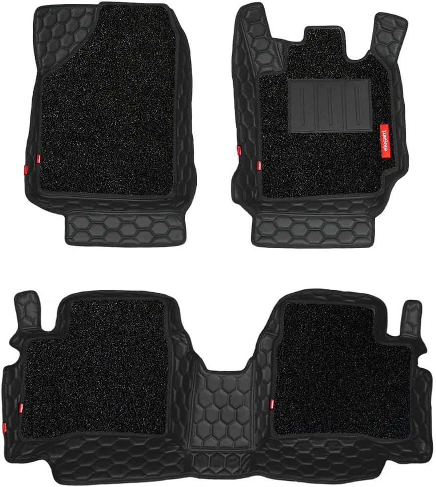 Elegant MG Astor Custom Fit 7D Car Floor/Foot/Mat (Star Black)