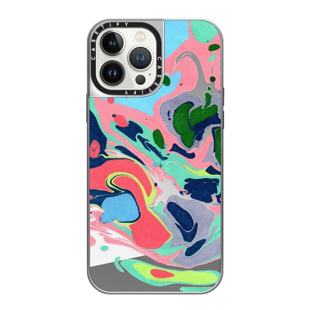 Coque miroir iPhone 13 Pro Max CASETiFY Simply Marbelllus - 7