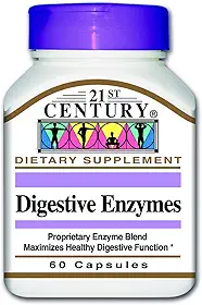 Enzimas Digestivas Digestive Enzymes 60 Capsulas 21st Century
