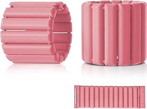 Li Fitness Pesas de tobillo para mujeres y hombres, pulsera ajustable con peso para muñeca para el hogar