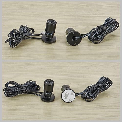 Miniatura 6 de Kit de luces artísticas regulables con atenuador RF, 12 V, 1,5 W, 100 lm, CRI80, montaje en superficie para vitrina de exhibición (blanco frío,