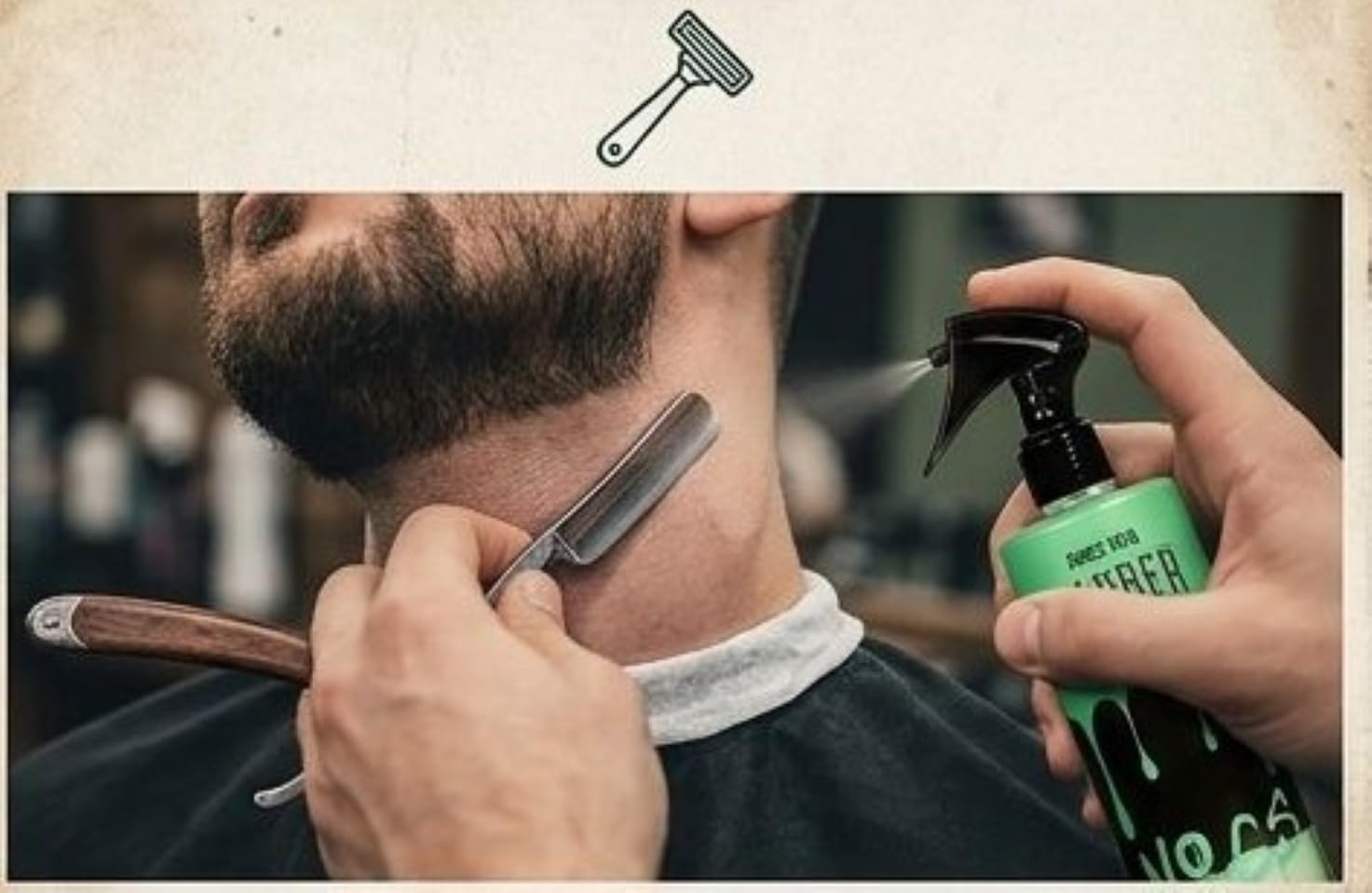 Barber Marmara Cologne Aftershave No.65 - Maschile Barber Cologne - Lavanda, Pelle & Patchouli - Aftershave, Body Spray, Hair Perfume - 400 ml