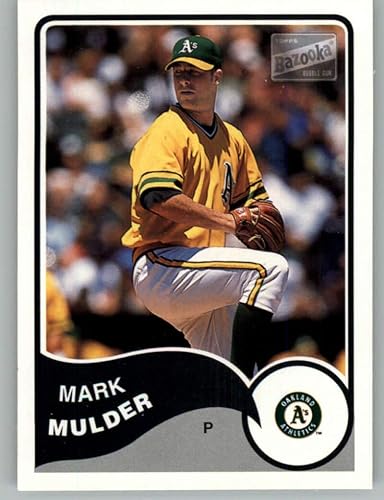 2003 Bazooka #223 Mark Mulder NM-MT Oakland Athletics Baseball MLB