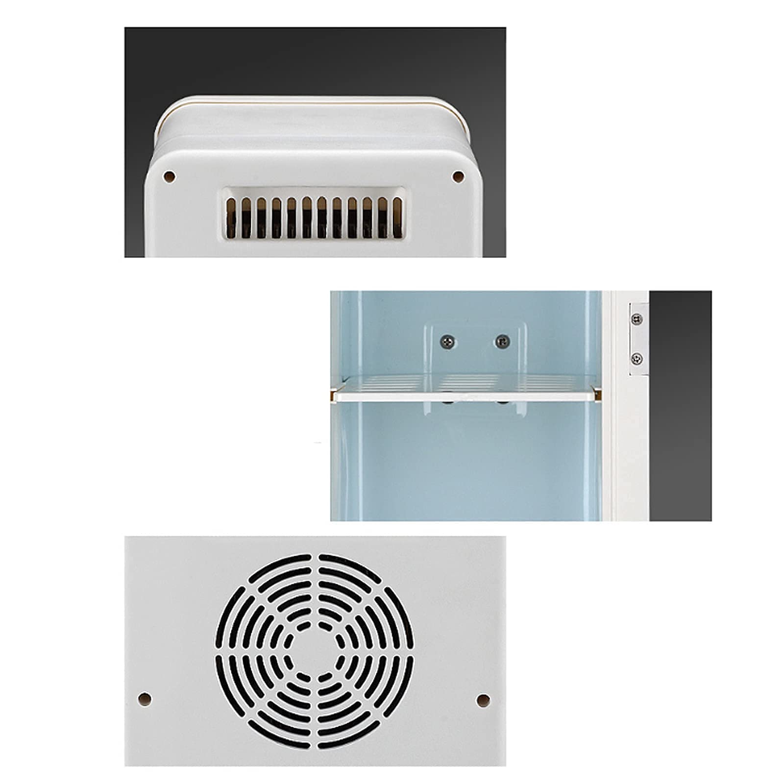 Mini réfrigérateur, réfrigérateur de Voiture électrique, système de Refroidissement et de Chauffage à Double Usage pour réfrigérateur de Maquillage pour Voiture, pour Voiture et ma