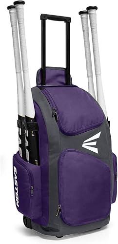 Vista 14 de Easton TRAVELER STAND-UP Bolsa de equipo con ruedas Béisbol y Softbol Varios colores Negro
