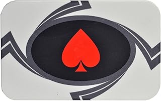 Jetons Square Peach Heart Texas Hold'em Baccarat Casino Ceramic Poker Chips Set Poker Chip Nein Kennzeichnung anpassbare Jetons Chips(White)