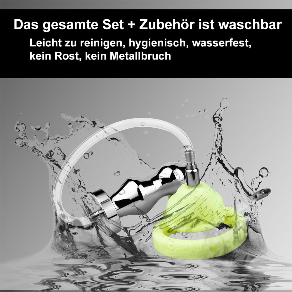 Peniskäfig Harz Keuschheitskäfig Herren Extrem Chastity Cage mit Katheter Penis Plug, Analplug und Penisring Verstellbar Keuschheitsgürtel SM Bondage Fetisch Sexspielzeug (Käfig M+Analplug L)