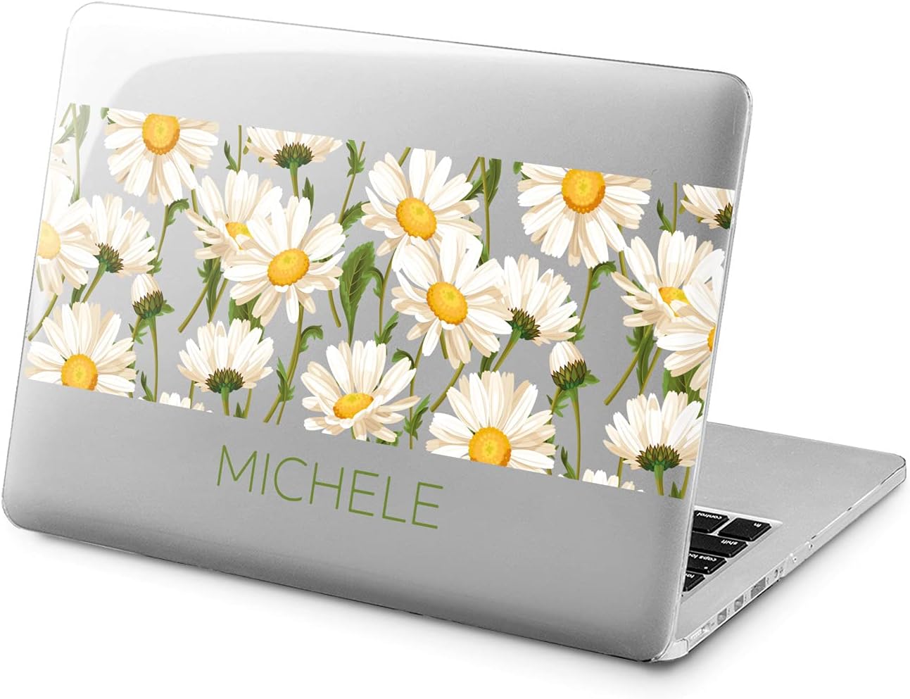 Hard Case Compatible for MacBook Pro 16 14 M3 M2 2023 M1 Pro 13 2022 Air 13 2021 Retina 2020 Mac 11 12 Text Abstract Name Protective Black Laptop Cover Texture Print Design Marble Initial