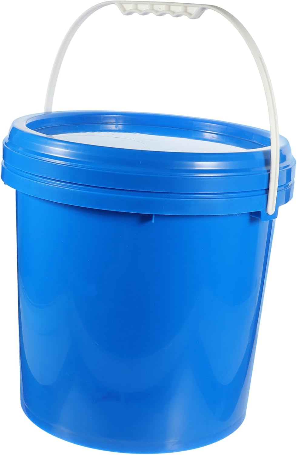 Multi-Functional Paint Bucket with Lid Hdpe Container for Art Paint Storage and More Convenient Handle for Easy Carrying for Home and Outdoor Use