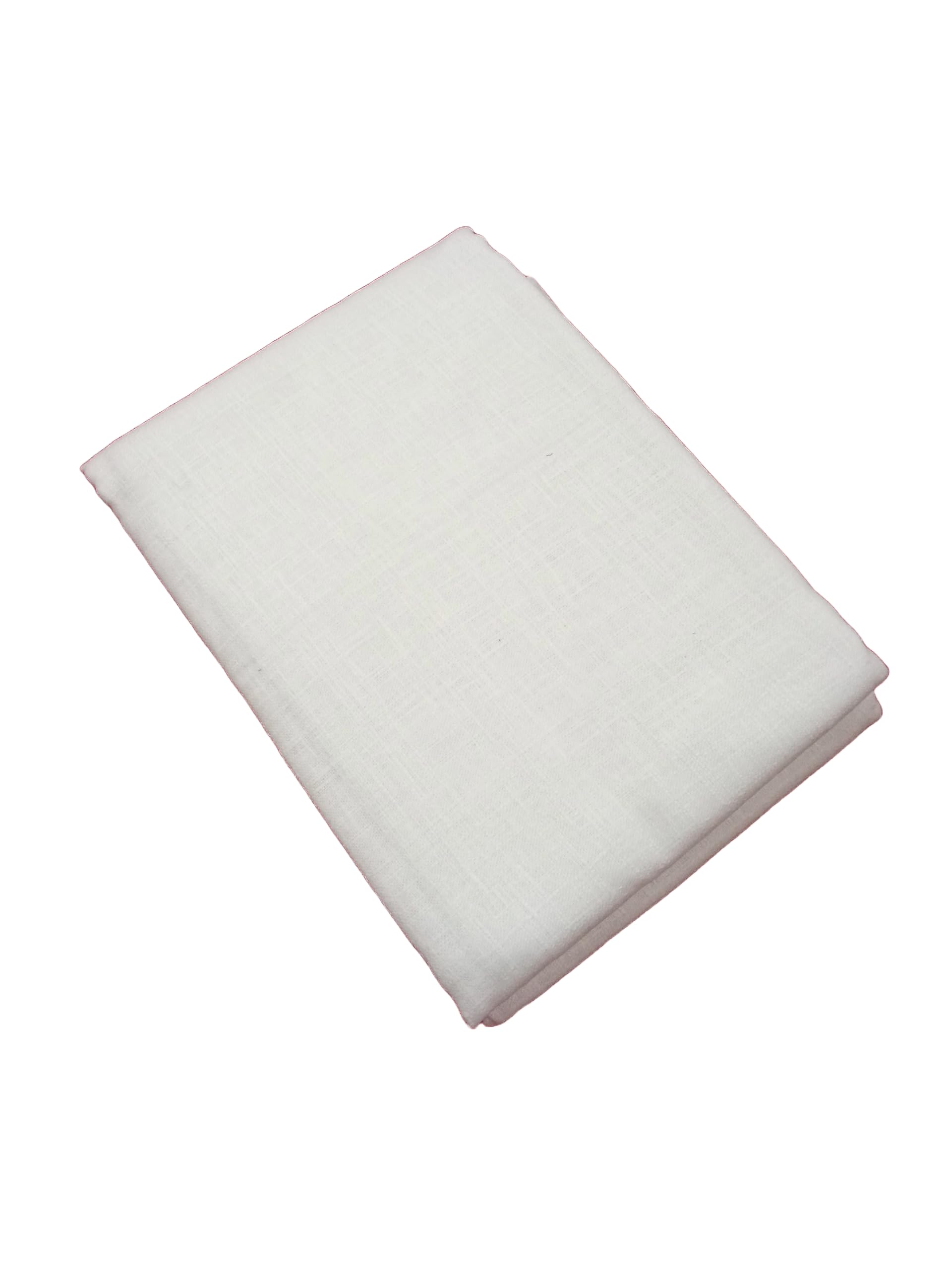 Plain White Linen Cotton Thick Fabric for Men's Shirts, Kurtas-image-35