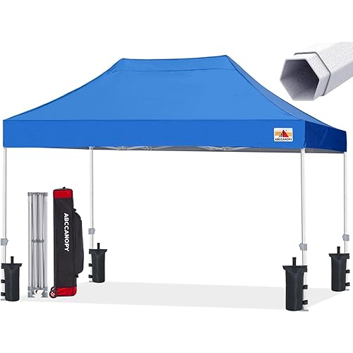 ABCCANOPY Commercial Pop Up Canopy Tent 10x15 Premium-Series, Blue