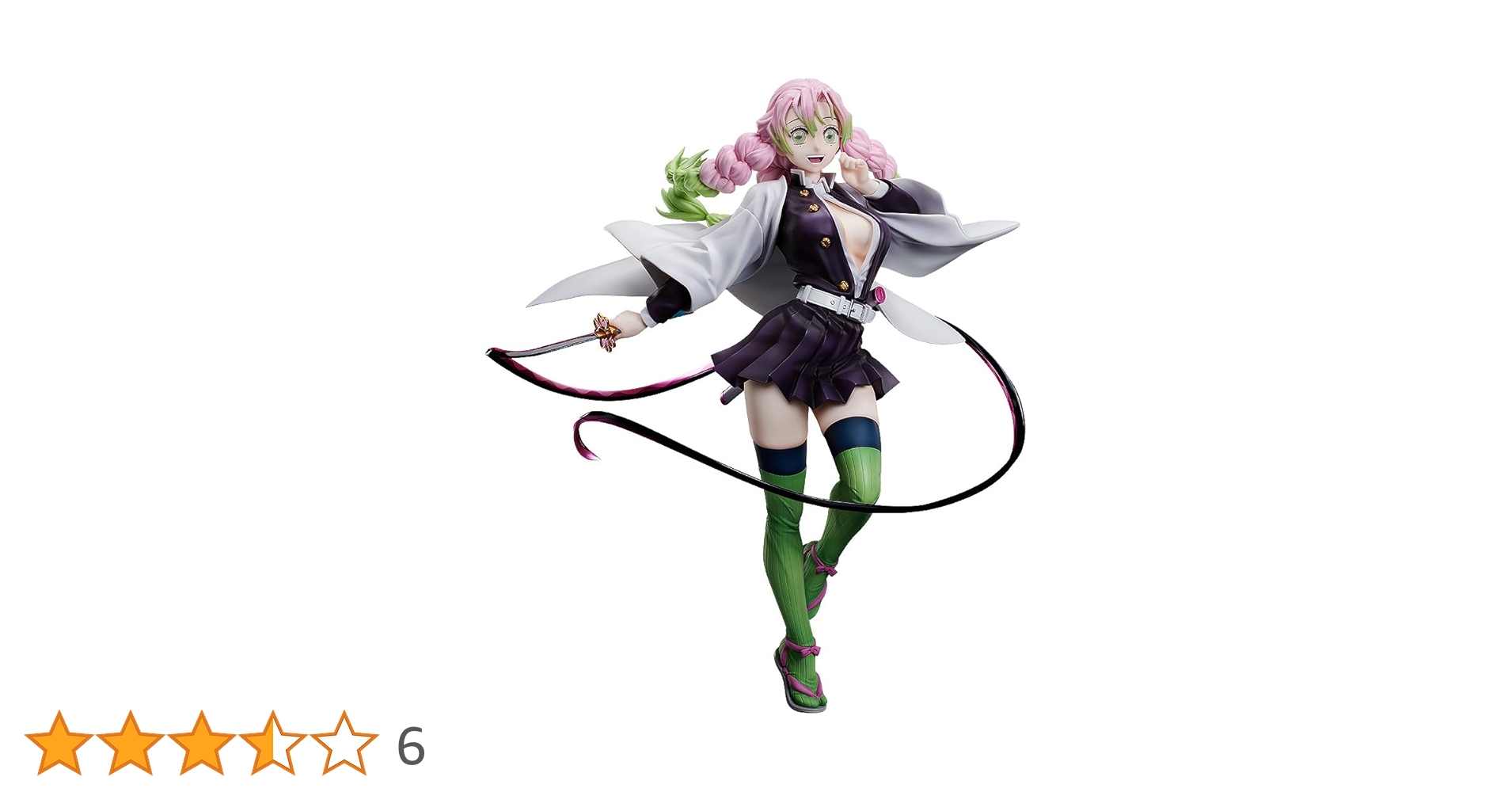 甘露寺蜜璃 1/6サイズ 約450mm 樹脂製 塗装済み完成品フィギュア Amazon.co.jp: 鬼滅の刃 恋柱 甘露寺蜜璃 1/6スケール 塗装済み