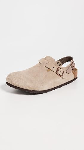 びりけん Birkenstock Tokio masculino, Cinzento-acastan, 5-5.5 Narrow