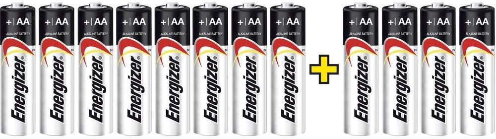 EnergizerMax AA Alkaline Batteries - Pack of 12 (8+4 Free)The Nordic Swan EcolabelThe Nordic Swan Ecolabel