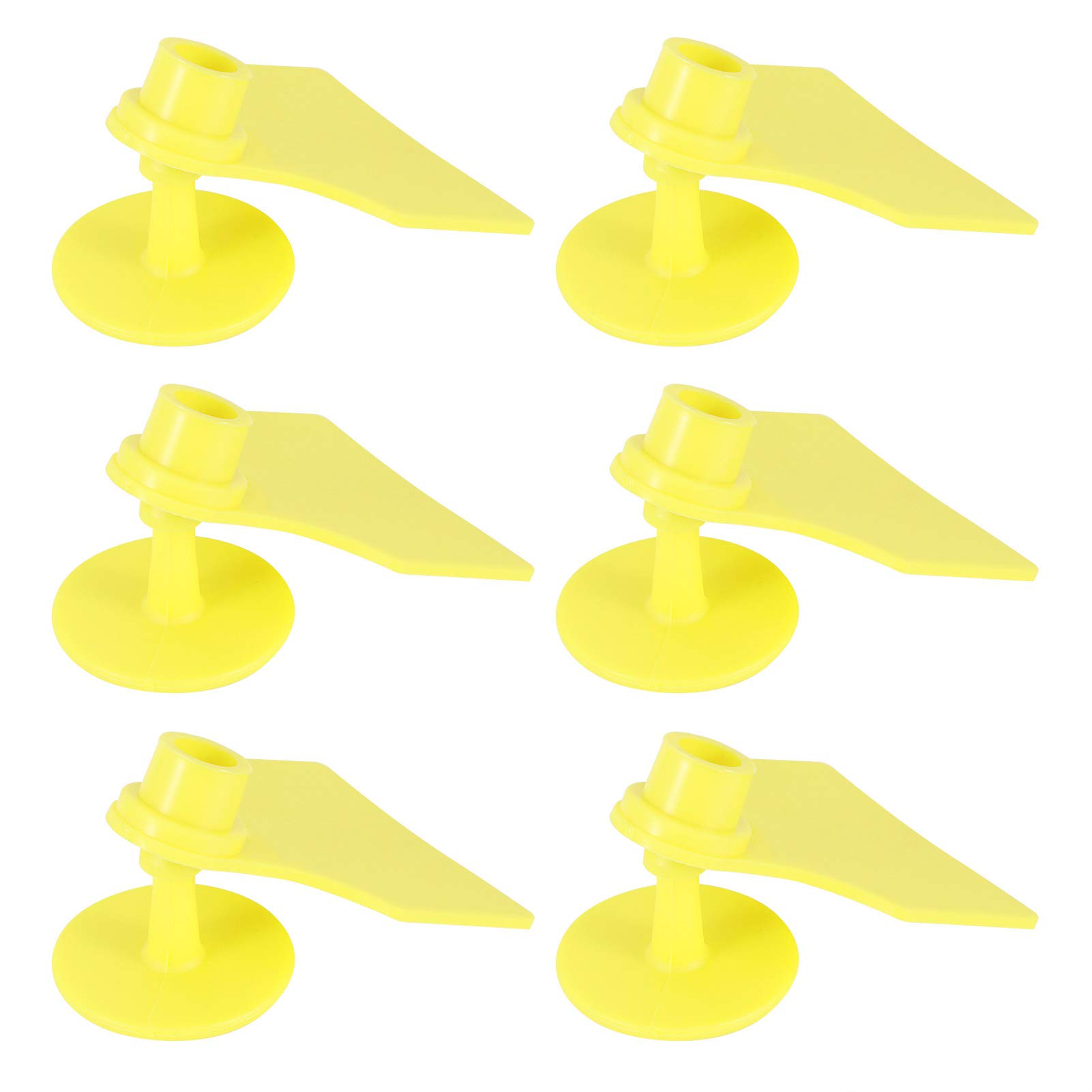 Ohrmarke Ohrmarke Gelb Pp 20 Set Nutztierkennzeichnung Blanko Ohrmarke für Ziegen Schafe Rinder Kühe Schweine Hofbedarf (S 18,5 x 10,2 x 2,6 Zoll)
