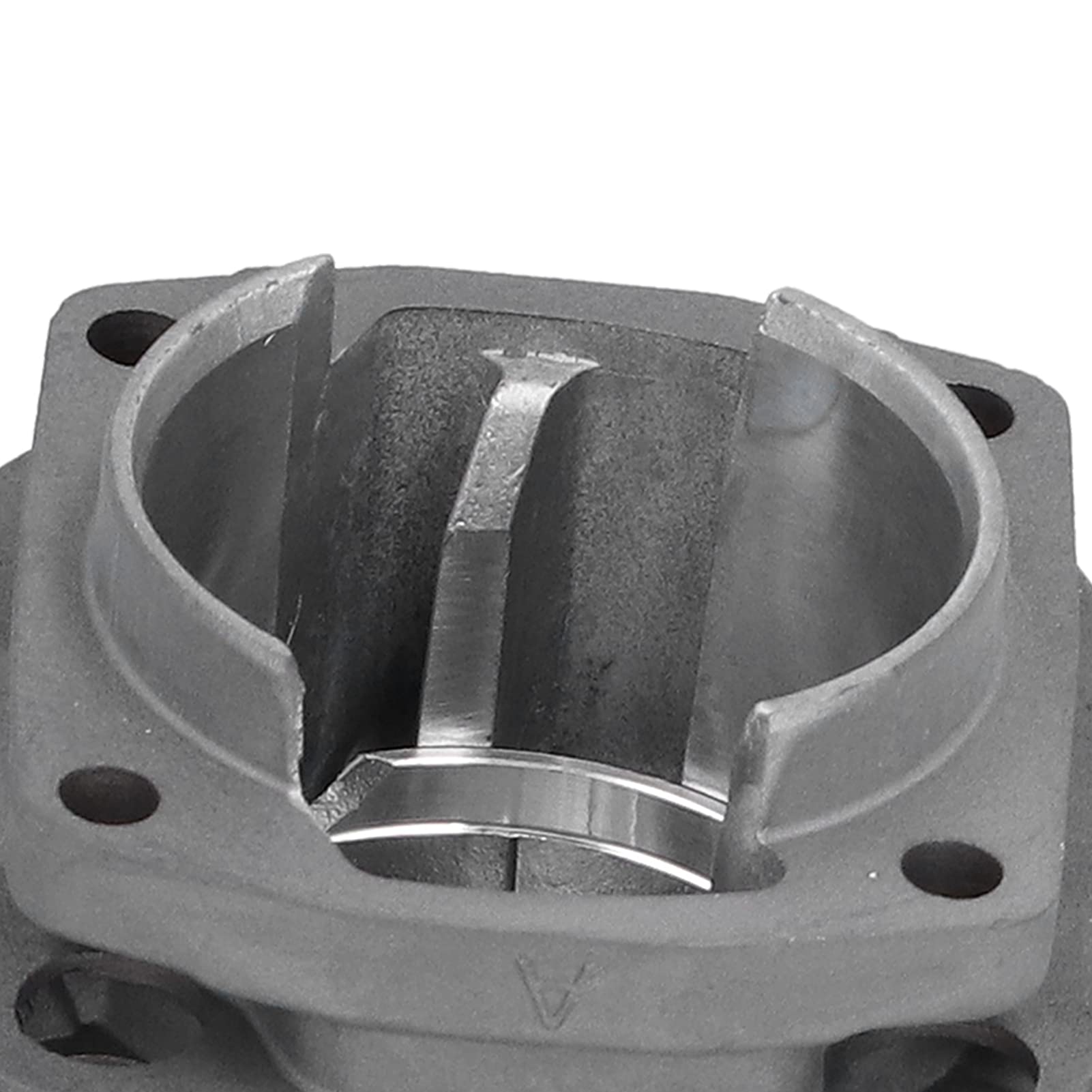 Kit Cilindro e Pistone 45.2mm, Ricambio per Motosega a Benzina 58cc, Anelli e Clip Pin in Ferro e Lega di Alluminio - Alta Durabilità, Resistente all'Usura, Ricambi Universali pe