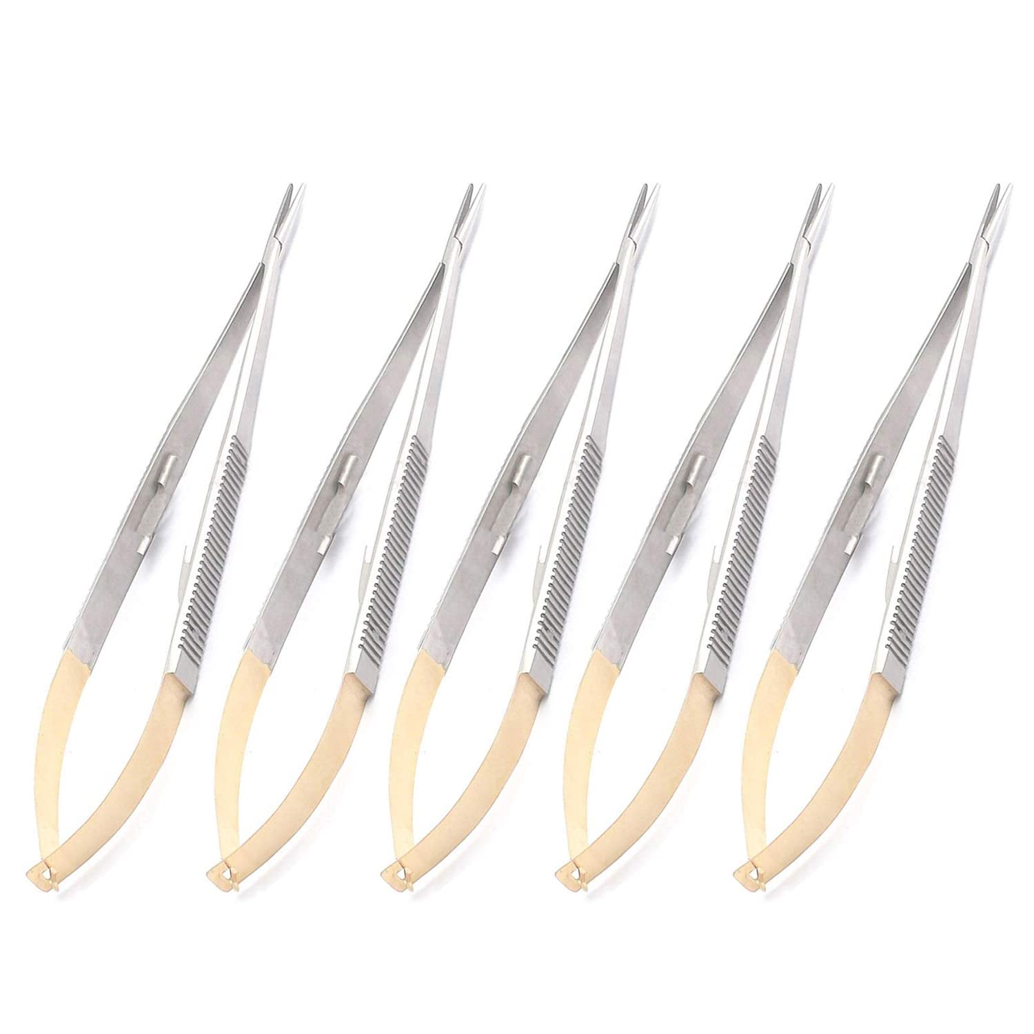 OdontoMed2011 5 Pieces T/C Castroviejo Needle Holder 9" Straight Dental Instruments ODM