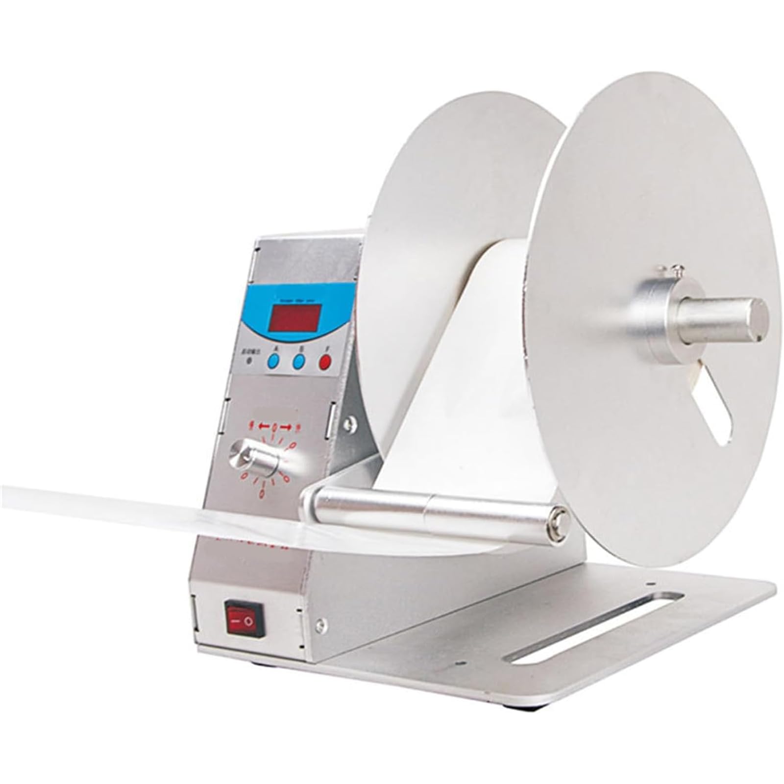 Label Rewinder Machine, Automatic Label Rewinder, Two-Way Label Rewinder, with Label Width 115mm/4.53" for Labels/Washing Labels/Hang Tags/Logistics Labe